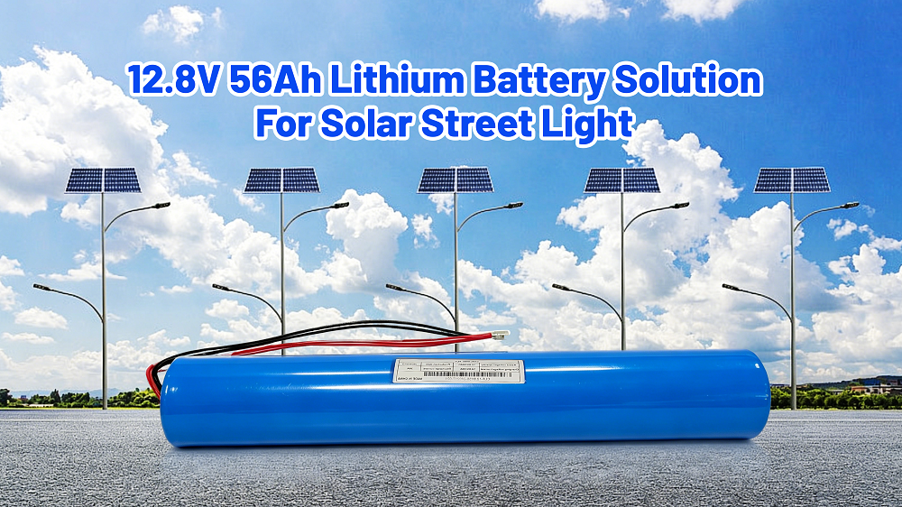 mais recente caso da empresa sobre 12.8V 56AH Lithium Battery Soution for Solar Street Light for Saudi Arabia