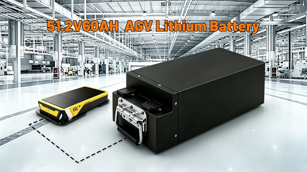 mais recente caso da empresa sobre Caso do projeto de bateria de lítio 51.2V60AH de Singapura AGV