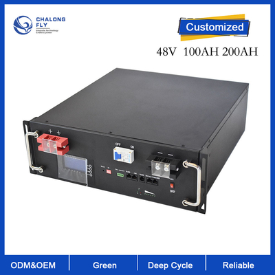 OEM ODM LiFePO4 Lithium Battery 48V 51.2V 100Ah 150Ah 200Ah Customized lithium battery packs