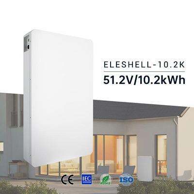 ELESHELL-10.2KWh 48V/51.2V200Ah High Quality Solar Energy Storage Lithium Iron Phosphate Battery for Home Backup Power