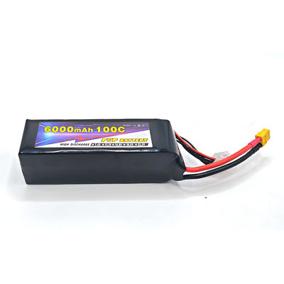 6000mAh 6S 22.2V 100C Drone Battery for UAV and FPV Applications with High Energy Density