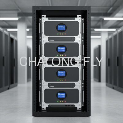 48V 200Ah Modular Rack-mounted Li-ion Battery with Smart BMS and Stackable Design for Industrial Energy Storage