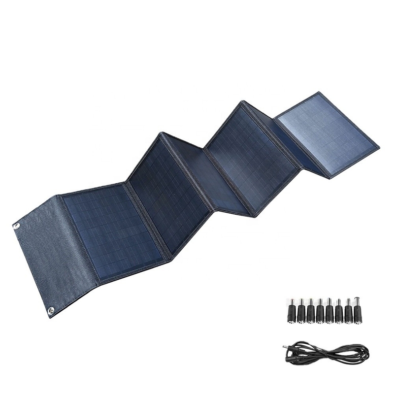 Anti Scratch Portable Solar Charging Panel 18V 60w Foldable Solar Panel