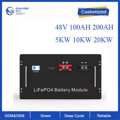 Bateria do fosfato do ferro do lítio do armazenamento de energia do ODM do OEM da bateria de lítio LiFePo4 48V 5KW 10KW para carros de EV/RV/Boats/Golf