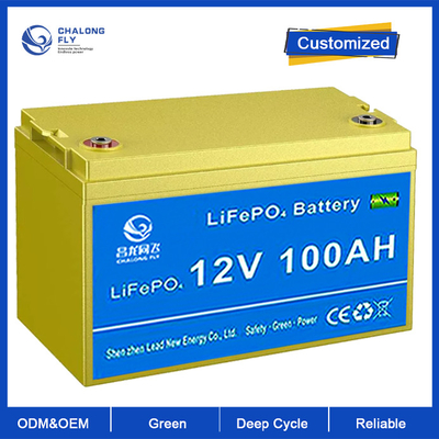 Blocos acidificados ao chumbo da bateria de lítio da bateria da energia do gerador da bateria 12.8V 100Ah da substituição da bateria de lítio do ODM LiFePO4 do OEM