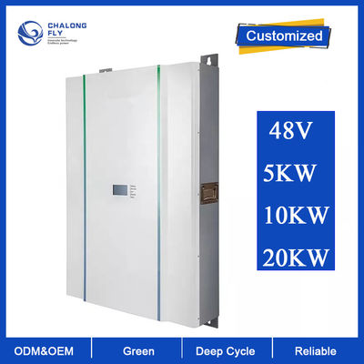 Sistema do armazenamento de energia solar da bateria de lítio da parede Lifepo4 do poder da casa do ODM 10KWH 5KWH 48V do OEM da bateria de lítio LiFePo4