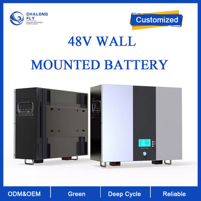 Bateria de lítio LiFePO4 Bateria de armazenamento de energia solar doméstica Bateria de ciclo profundo OEM ODM 48V 100AH 200AH Bateria de lítio