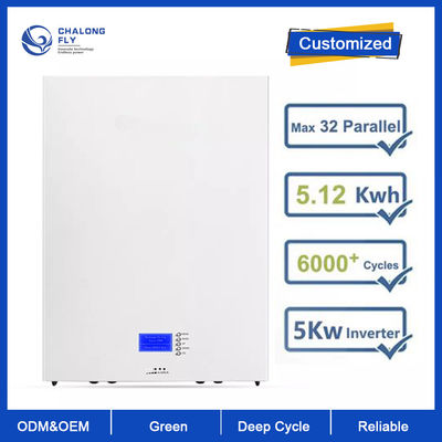 Sistema alternativo do armazenamento das energias solares da casa do ODM do OEM da bateria do fosfato do ferro do lítio da bateria de lítio LiFePo4 48V 100AH 200AH