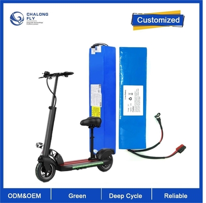 Bateria personalizada de Ion Electric Scooter Ebike Motorcycles do lítio do bloco 48V 10.5AH da bateria