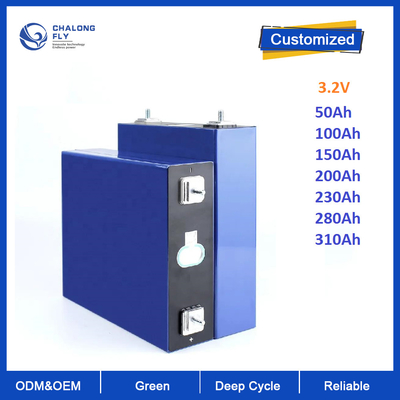 3.2V bateria elétrica profunda recarregável da motocicleta do 