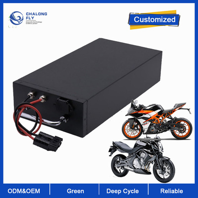 LiFePO4 Bateria de Lítio 60V 72V 30AH 40AH 60AH 80AH 120AH OEM ODM Pacotes de Bateria de Lítio para E-Bike / Motocicleta / cadeira de rodas