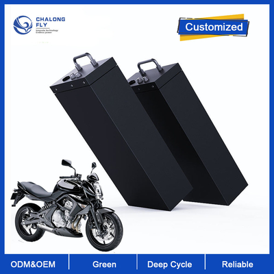 LiFePO4 Bateria de lítio 60V 72V 96V Bateria de íons de lítio OEM ODM 40H 60AH 80AH Bateria de scooter elétrico leve