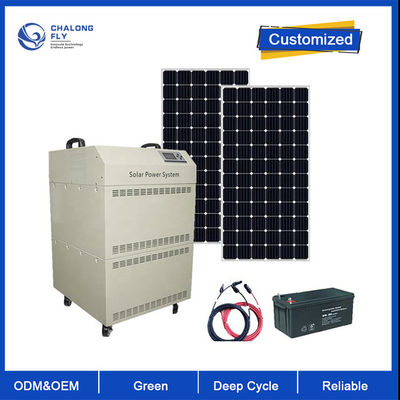 OEM ODM lifepo4 bateria de lítio 3kw Off Grid Sistema de painéis solares de emergência Gerador de energia doméstica baterias de lítio