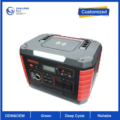OEM ODM lifepo4 bateria de lítio 1000W Fornecimento de energia Gerador solar pacotes de bateria de lítio Para RV EV Outdoor Camping