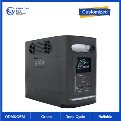 Bateria de lítio 2026Wh do ODM LiFePO4 do OEM que carrega rapidamente o carregador portátil flexível do carro elétrico de central elétrica para EV