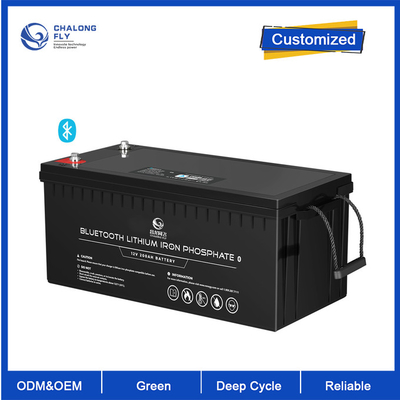 Blocos personalizados da bateria de lítio da bateria da bateria de lítio da bateria de lítio 12V do ODM LiFePO4 do OEM 200Ah