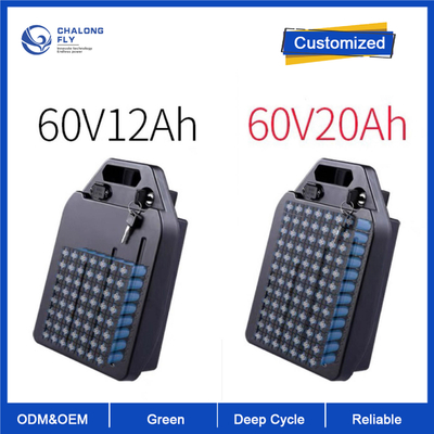 OEM/ODM Aceitável Bateria Removível para E-scooter Personalizada 36v 48v 60v 72v 96v LiFePO4 Bateria de lítio para E-scooter