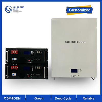 Bateria de lítio LiFePO4 Armazenamento de energia solar doméstica 48V 5Kwh 7Kwh 10Kwh 100Ah 200Ah