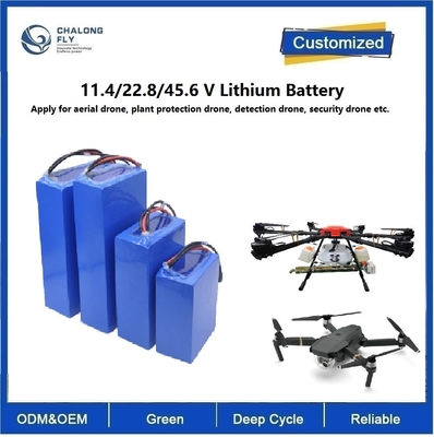 CLF OEM bateria de lítio 22000Mah LiFePO4 NCM 22.8V 33V 43.2V 6S 12s Pacotes de bateria de íons de lítio para drones de detecção aérea