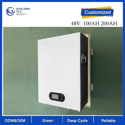CLF 5KWH 10KWH 15KWH Energia solar Baterias de íons de lítio LiFePO4 6000 Ciclos 48V 100AH 200AH Armazenamento de energia doméstica