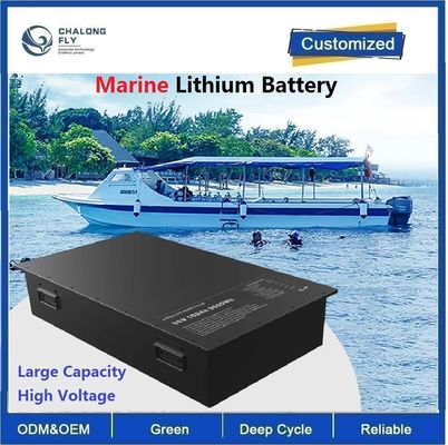 CLF OEM ODM Bateria LiFePO4 à prova d'água IP67 96V 100Ah com mais de 3500 ciclos de vida útil para aplicações em barcos marítimos e veículos elétricos