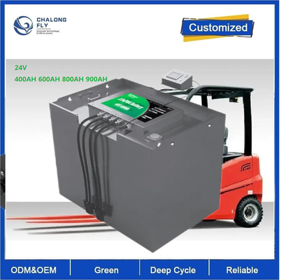 CLF OEM 24V600Ah LiFePO4 Bateria de Fósfato de Ferro de Lítio para Toyota Heli Forklift AGV Robot Scooter