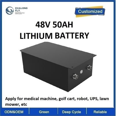 CLF OEM 48V 50AH Baterias de ferro de lítio para máquinas e instrumentos médicos Carros de golfe UPS robô