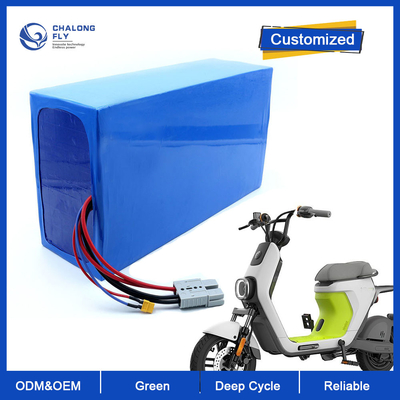 Bateria de lítio LiFePO4 personalizada 24V 36V 48V 60V 30AH Bateria de íons de lítio 40AH 60AH 80AH Para cadeira de rodas / motocicleta elétrica