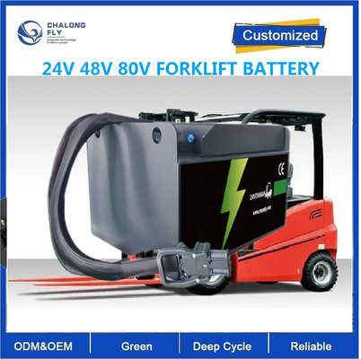 CLF 24V 48V 300Ah 400Ah OEM ODM LiFePO4 Lithium Iron Phosphate Battery Power Pack para empilhadeira AGV Robot Golf Cart