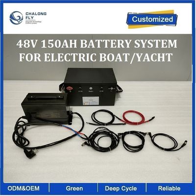 CLF OEM ODM barco elétrico EV marinha Bateria 48V 50ah Lifepo4 Bateria para barco elétrico / iate