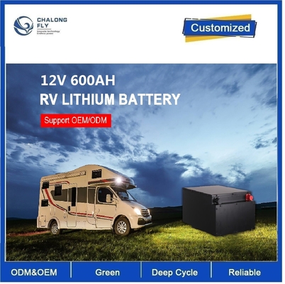CLF 12V 600Ah Lítio Ferro Fosfato recarregável LiFePO4 Bateria 100Ah 200Ah 300Ah 12V 24V Para RV Camper Boat