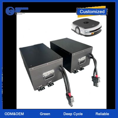 Bateria de lítio para robô AGV 25,6V 51,2V 83,2V 100A 150A 200Ah 48V Lifepo4 com carregador, bateria de íon de lítio AGV