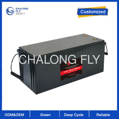 Lifepo4 Bateria 12v 100AH 200AH 24v 100ah 200ah 300ah 460ah Bateria de ciclo profundo de íons de lítio 48V