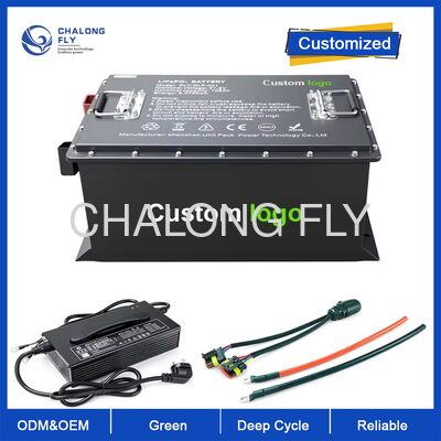 OEM ODM LiFePO4 MAX BMS 200A Bateria de Carrinho de Golf Bateria elétrica de íons de lítio Bateria de alta capacidade 51.2v 105ah