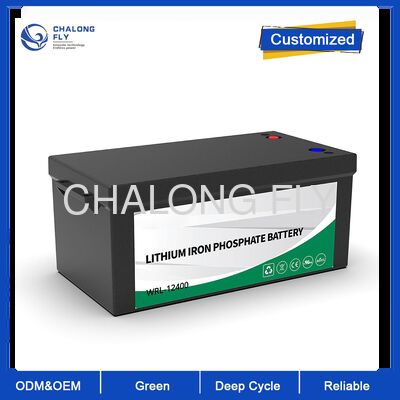 Bateria Weran de alta capacidade 12V 400Ah LiFePO4 para armazenamento de energia solar, RV, marítima, pacote de íons de lítio com certificação UN38.3