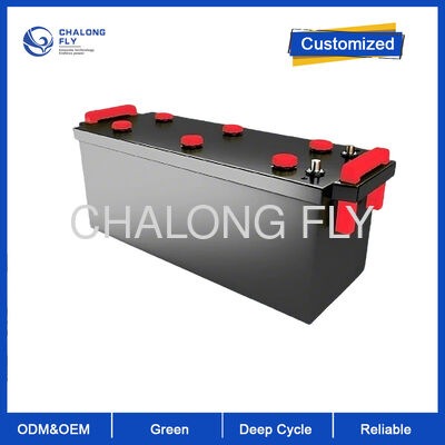 Bateria LiFePO4 de 12V 400Ah com 5.000 ciclos profundos, corrente contínua de 200A e design leve para trailers e campistas