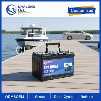 Bateria de Partida de Íons de Sódio de 12V e Alto CCA para Carros, Caminhões e Equipamentos Pesados