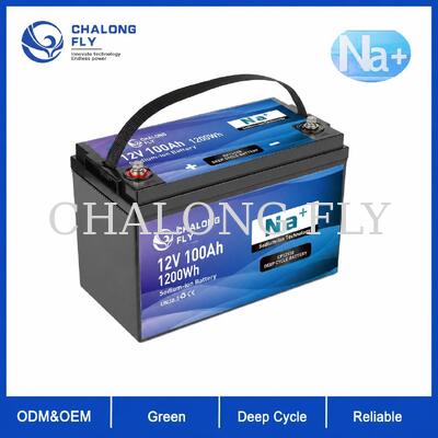 Bateria de Íon Sódio de Ciclo Profundo 12V 100Ah de Baixa Temperatura para RV de Inverno e Energia Off-Grid