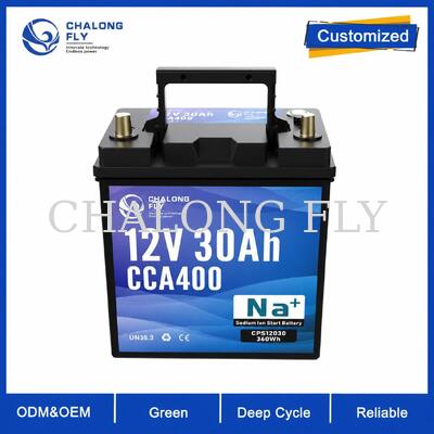 12.8V 30Ah 400CCA Bateria de arranque de barco de esqui e pesca