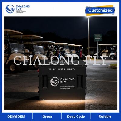 Bateria Inteligente LiFePO4 para Carrinho de Golfe com Monitoramento por APP e Capacidade de 105Ah 210Ah em Opções de 36V 48V 72V 96V