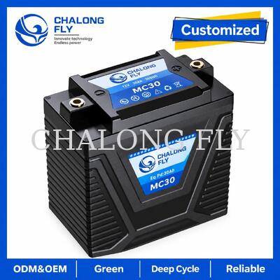 12.8V 5Ah LiFePO4 Bateria de Partida para Motocicleta 300A para Substituição de Chumbo-Ácido de 8–14Ah