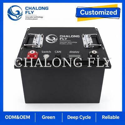 Bateria LiFePO4 personalizada OEM com Smart BMS e gabinete metálico para elevador de tesoura DC e plataforma de trabalho aéreo